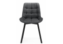 Стулья на металлокаркасе Челси 360 темно-серый (ZD 995) / черный