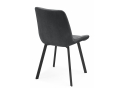Стулья на металлокаркасе Челси 360 темно-серый (ZD 995) / черный