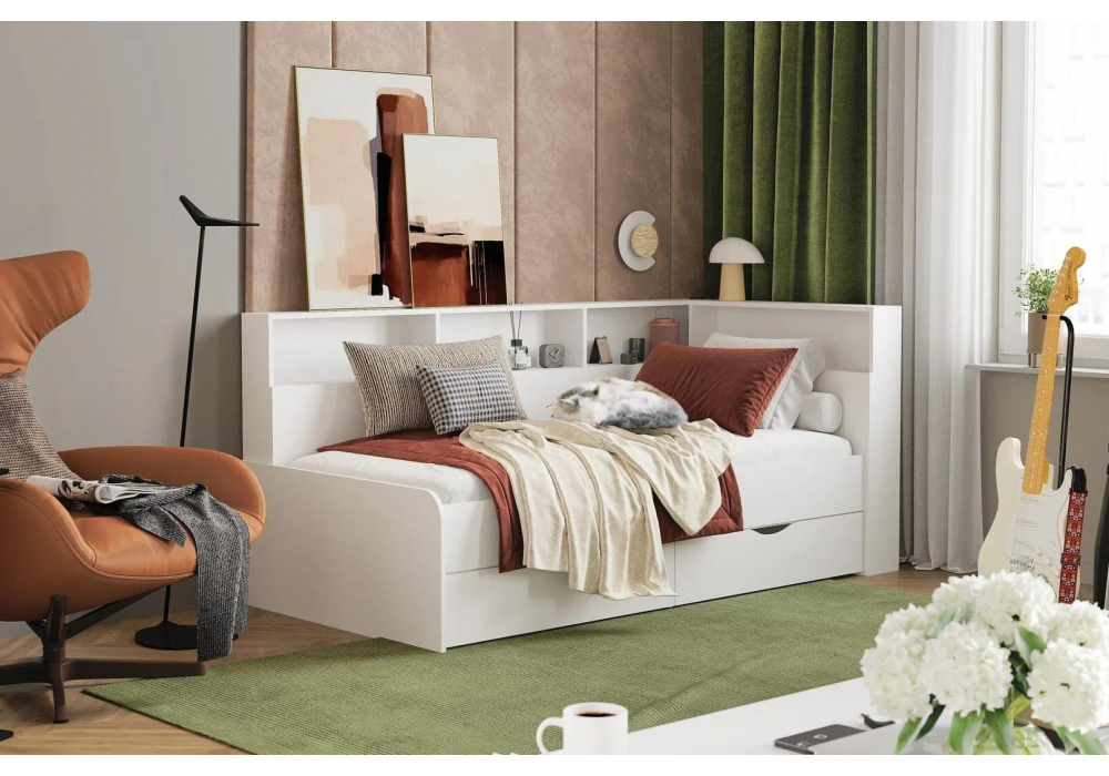 Тахта Амер 80х190 белая