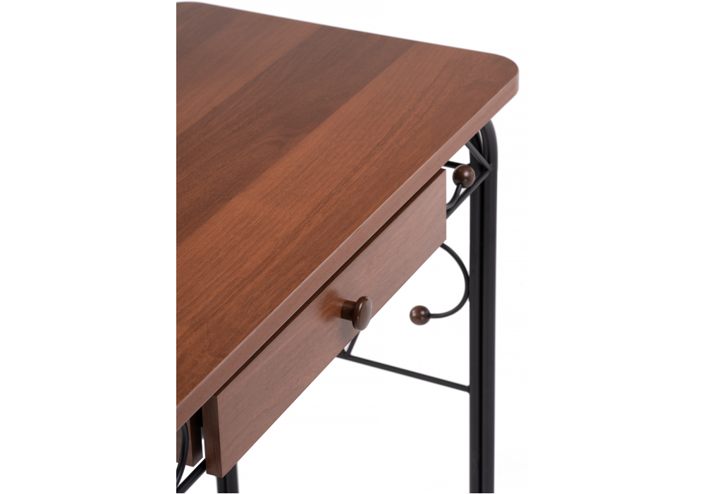 Туалетный столик Клео 3 черный / орех