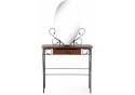Туалетный столик Клео 3 черный / орех