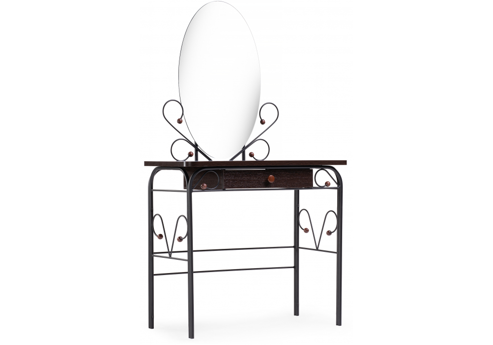 Туалетный столик Клео 3 черный / венге