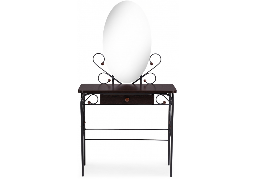 Туалетный столик Клео 3 черный / венге
