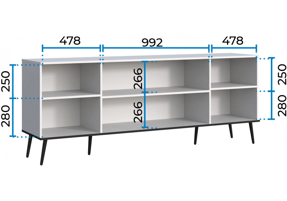 ТВ-тумба Арден белый
