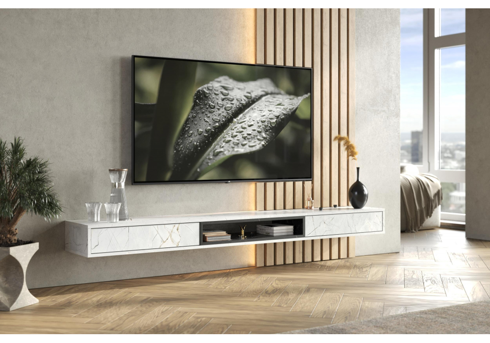 ТВ-тумба Делора 2,0 м оникс / файерстоун