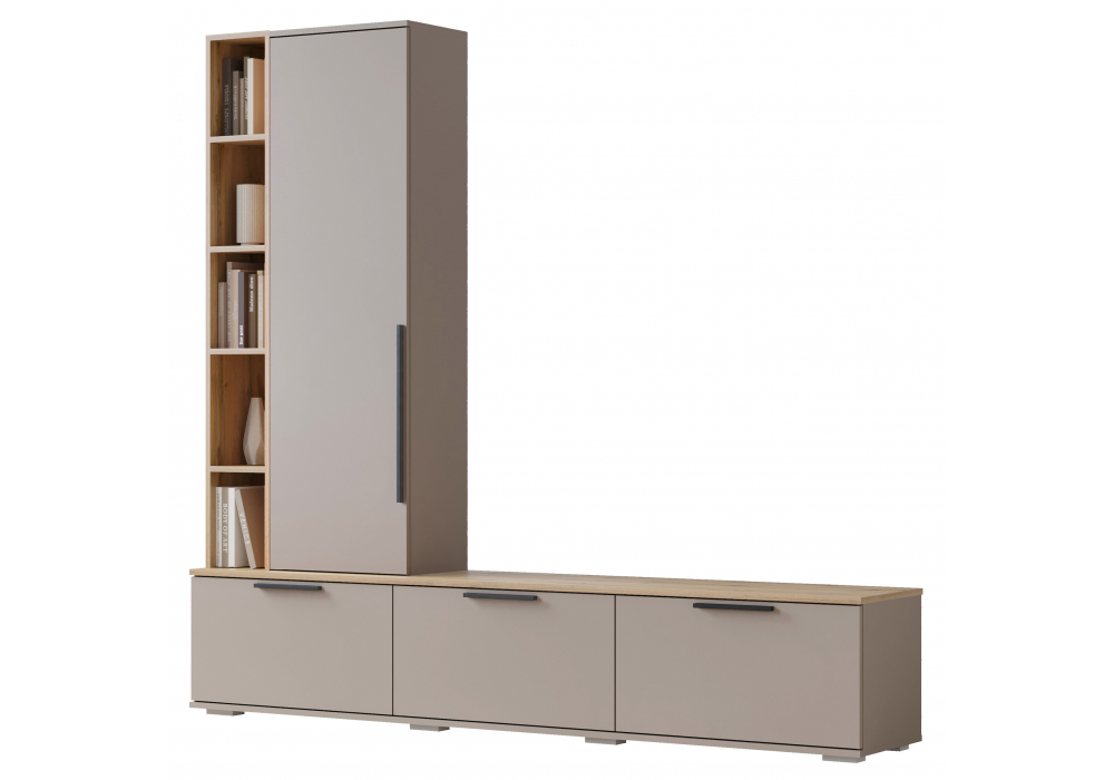 ТВ-тумба Филеста кашемир / дуб вотан