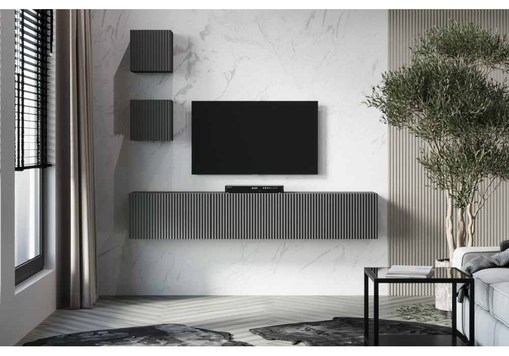 ТВ-тумба Гордиан 180 эйхория / графит