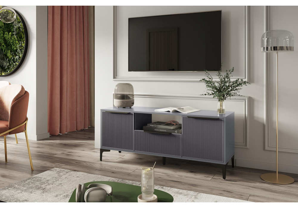 ТВ-тумба Иадама графит / графит софт