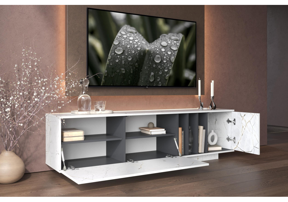 ТВ-тумба Ильсана оникс / графит