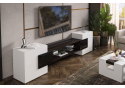 ТВ-тумба Лисмор белый / черный глянец