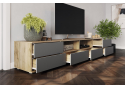 ТВ-тумба Маллоу дуб вотан / графит софт
