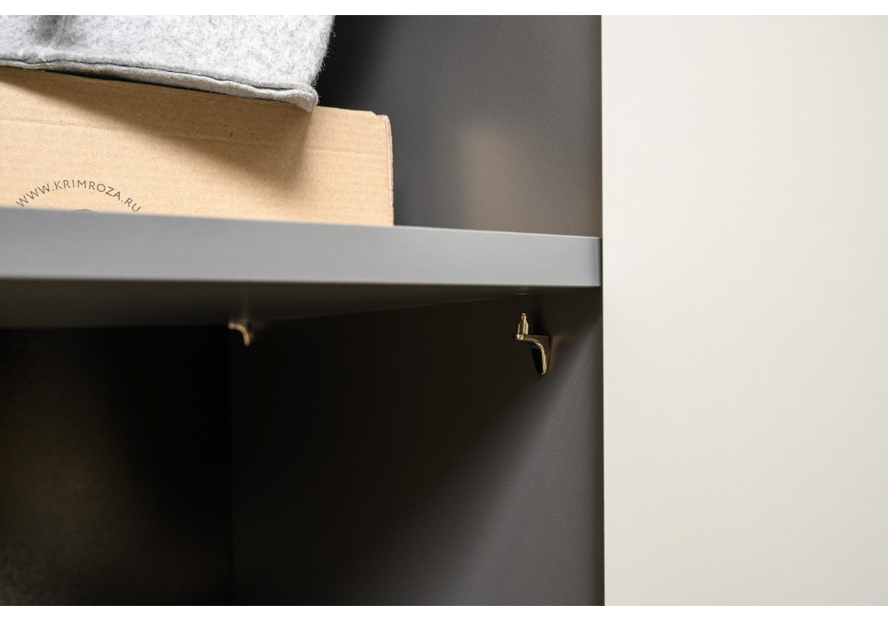 ТВ-тумба Опра серый графит / дуб золотой craft