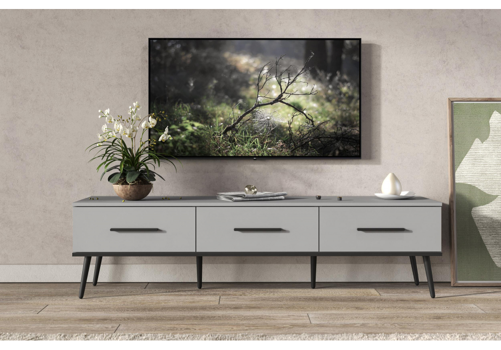 ТВ-тумба Орсиэль шиншилла серая