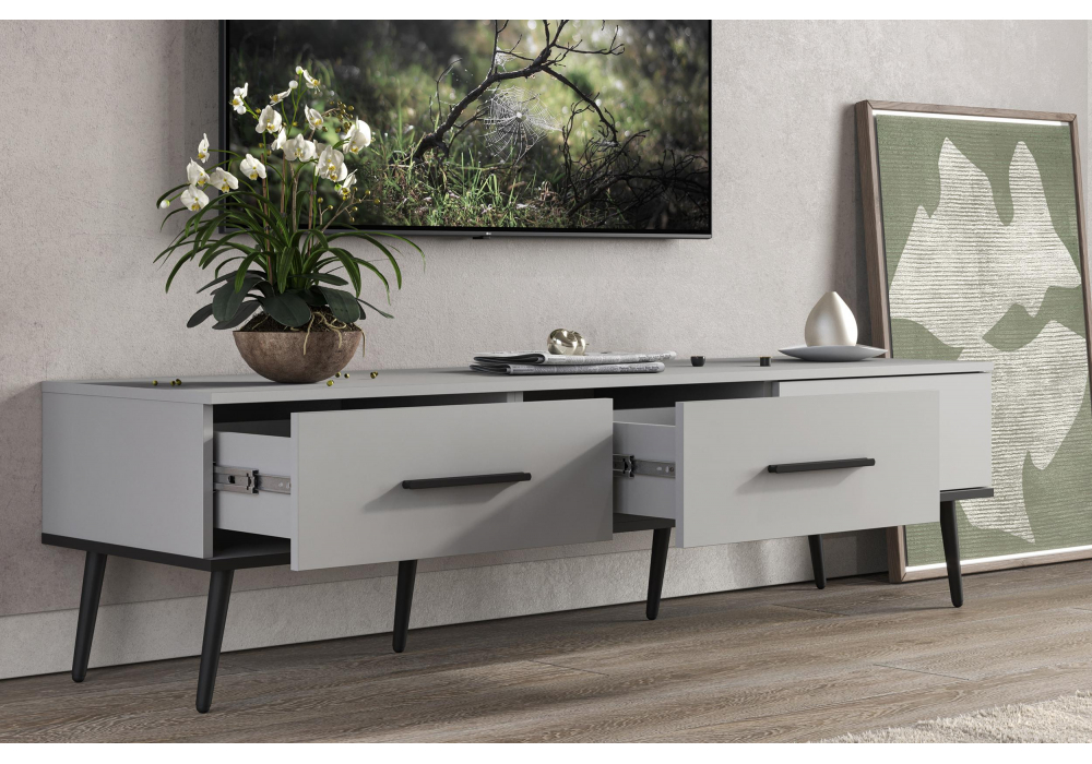 ТВ-тумба Орсиэль шиншилла серая